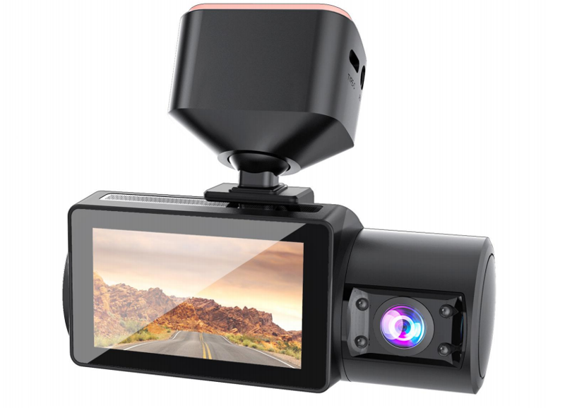 In Oct., Gkuvision announce the world's first 4K+1080P+1080P dash camera